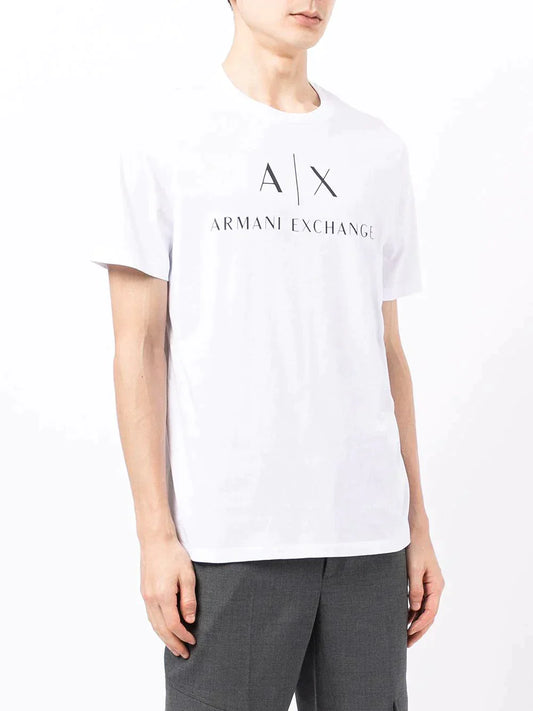 Armani Exchange logo-print cotton T-shirt