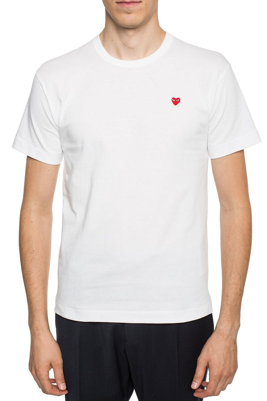 Comme des Garçons Play: Heart-Print Tee