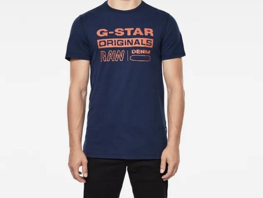 G-STAR RAW: WAVY LOGO ORIGINALS TEE