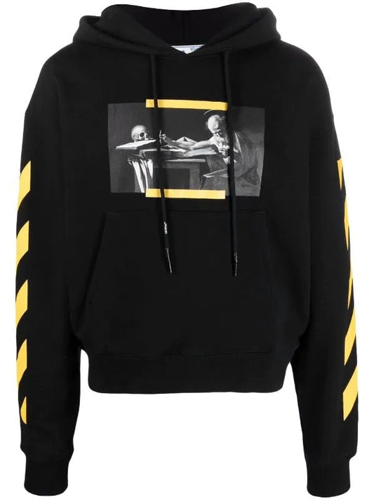 OFF-WHITE: Carav Diag-Stripe Hoodie